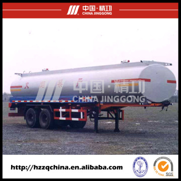 Reboque do tanque do aço carbono Q345 28600L para a entrega clara do óleo diesel (HZZ9290GYY) com bom preço